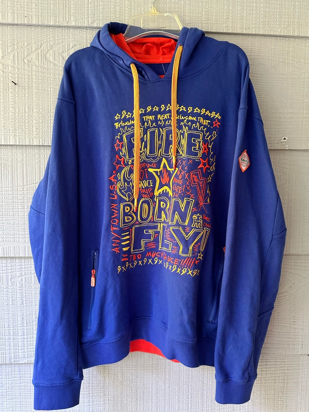 Born Fly We Got The Sauce   "FIRE BORN FLY!"  Graphic Hoody Top~2XL